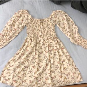 UO Lannette Floral Mini Dress